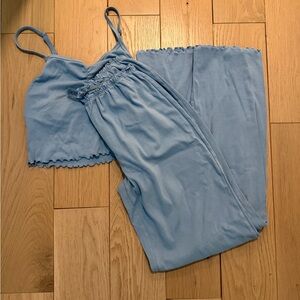 Skims blue pajama set